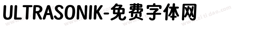 ULTRASONIK字体转换