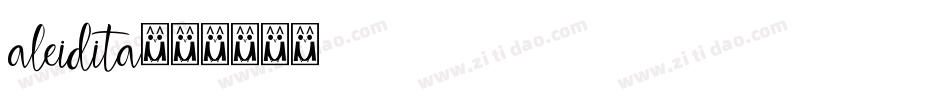 aleidita字体转换