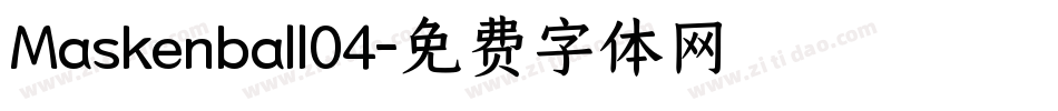 Maskenball04字体转换