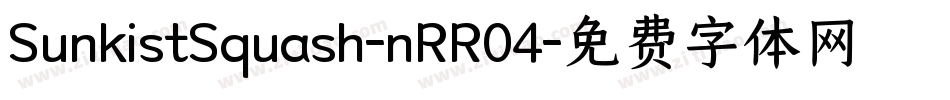 SunkistSquash-nRR04字体转换