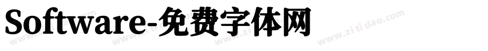 Software字体转换
