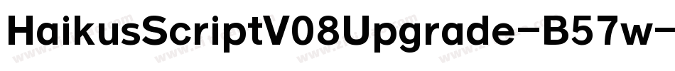 HaikusScriptV08Upgrade-B57w字体转换