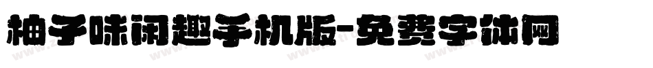 柚子味闲趣手机版字体转换