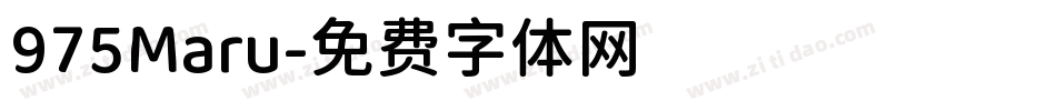 975Maru字体转换