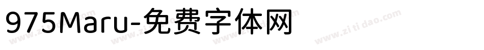 975Maru字体转换