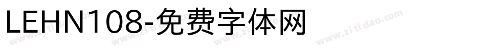 LEHN108字体转换