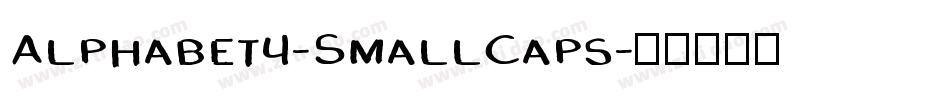 Alphabet4-SmallCaps字体转换