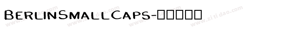 BerlinSmallCaps字体转换