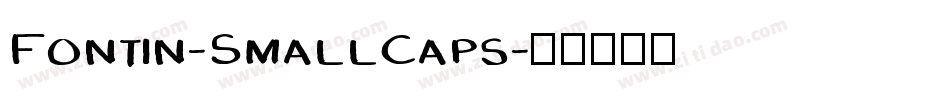 Fontin-SmallCaps字体转换