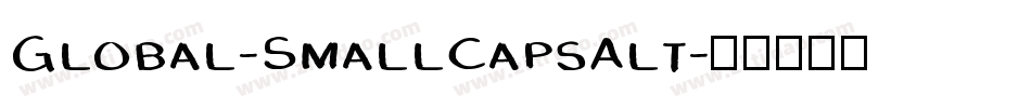 Global-SmallCapsAlt字体转换