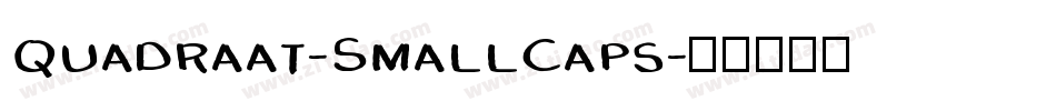 Quadraat-SmallCaps字体转换