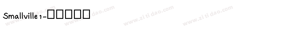 Smallville1字体转换