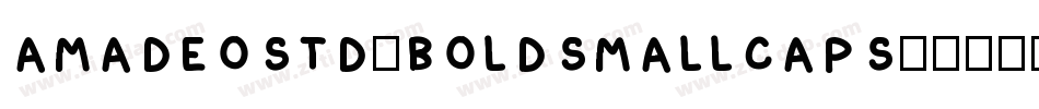 AmadeoStd-BoldSmallcaps字体转换