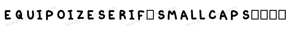 EquipoizeSerif-Smallcaps字体转换