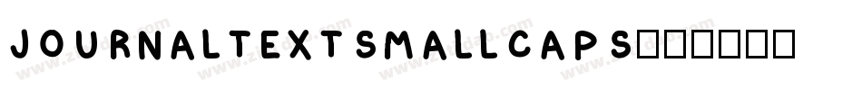 JournalTextSmallcaps字体转换