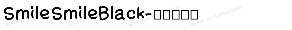 SmileSmileBlack字体转换