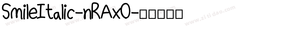 SmileItalic-nRAx0字体转换
