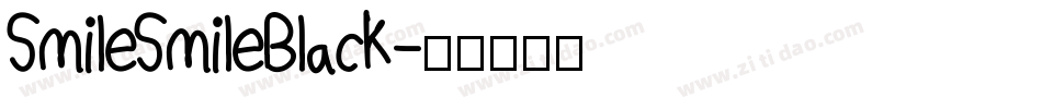 SmileSmileBlack字体转换