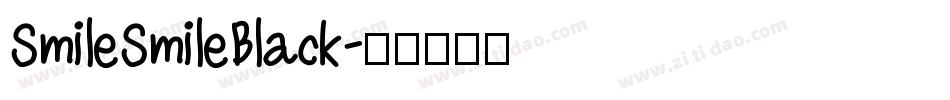 SmileSmileBlack字体转换