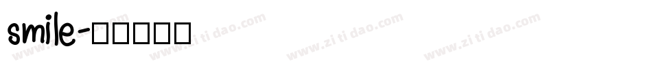 smile字体转换