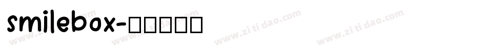 smilebox字体转换