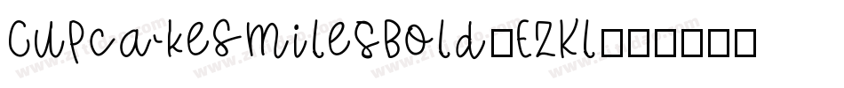 CupcakeSmilesBold-EzKl字体转换