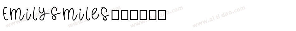 EmilySmiles字体转换
