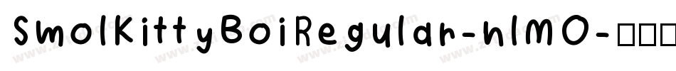 SmolKittyBoiRegular-nlMO字体转换