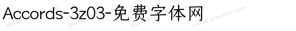 Accords-3z03字体转换