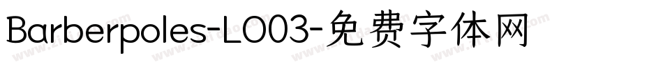 Barberpoles-LO03字体转换