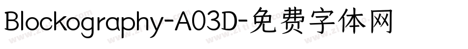 Blockography-A03D字体转换
