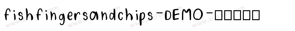 fishfingersandchips-DEMO字体转换