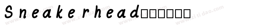 Sneakerhead字体转换