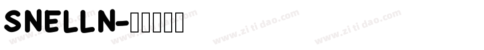 SNELLN字体转换