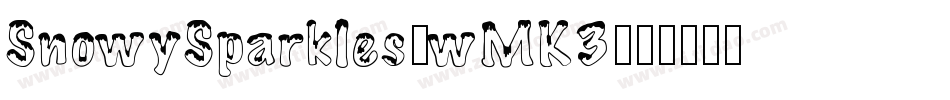 SnowySparkles-wMK3字体转换