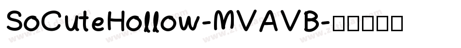SoCuteHollow-MVAVB字体转换