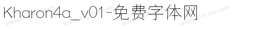 Kharon4a_v01字体转换