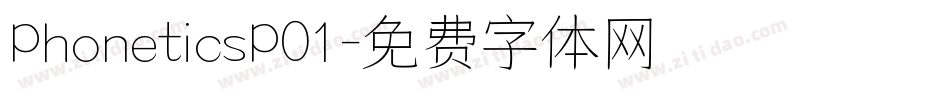 PhoneticsP01字体转换
