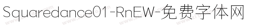 Squaredance01-RnEW字体转换