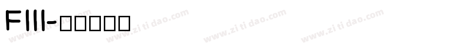FIII字体转换