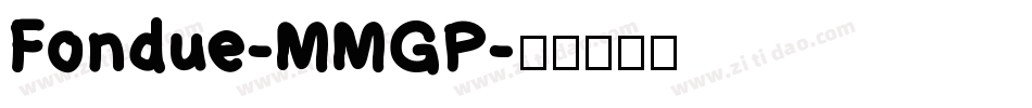 Fondue-MMGP字体转换