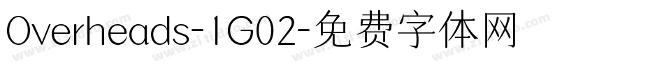 Overheads-1G02字体转换