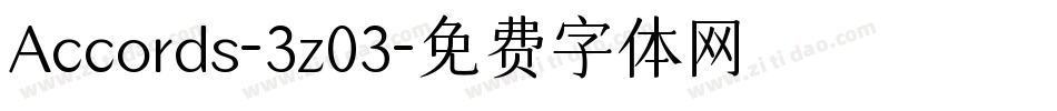 Accords-3z03字体转换