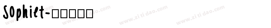 Sophiet字体转换