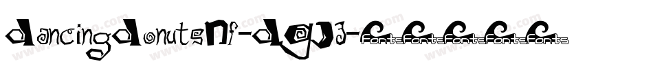 DancingDonutsNf-DGJ3字体转换