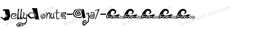 JellyDonuts-Aja7字体转换