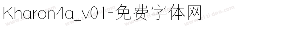 Kharon4a_v01字体转换