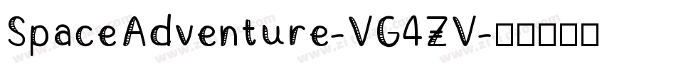 SpaceAdventure-VG4ZV字体转换