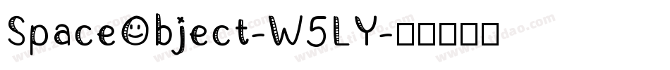 SpaceObject-W5LY字体转换