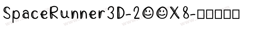 SpaceRunner3D-2OOX8字体转换